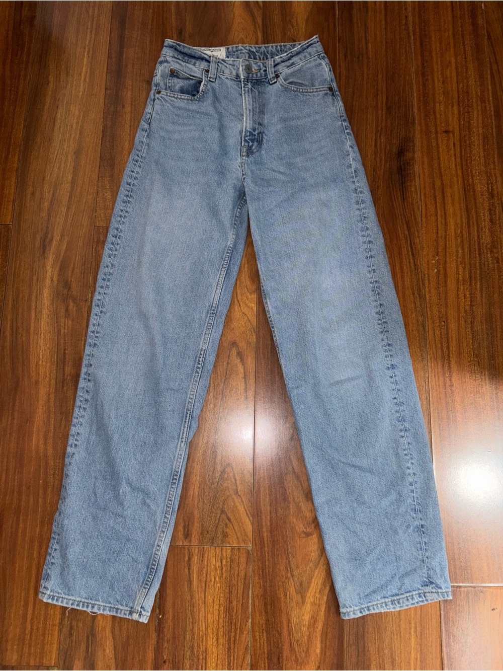 H&M Light 90s Baggy Blue Denim Jean